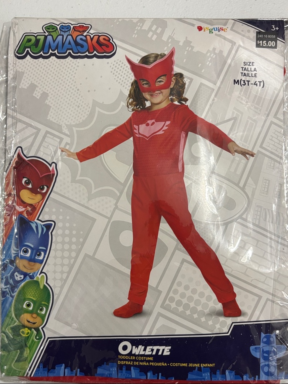 Disguise Owlette Toddler Costume - Red - Picture 2 of 2
